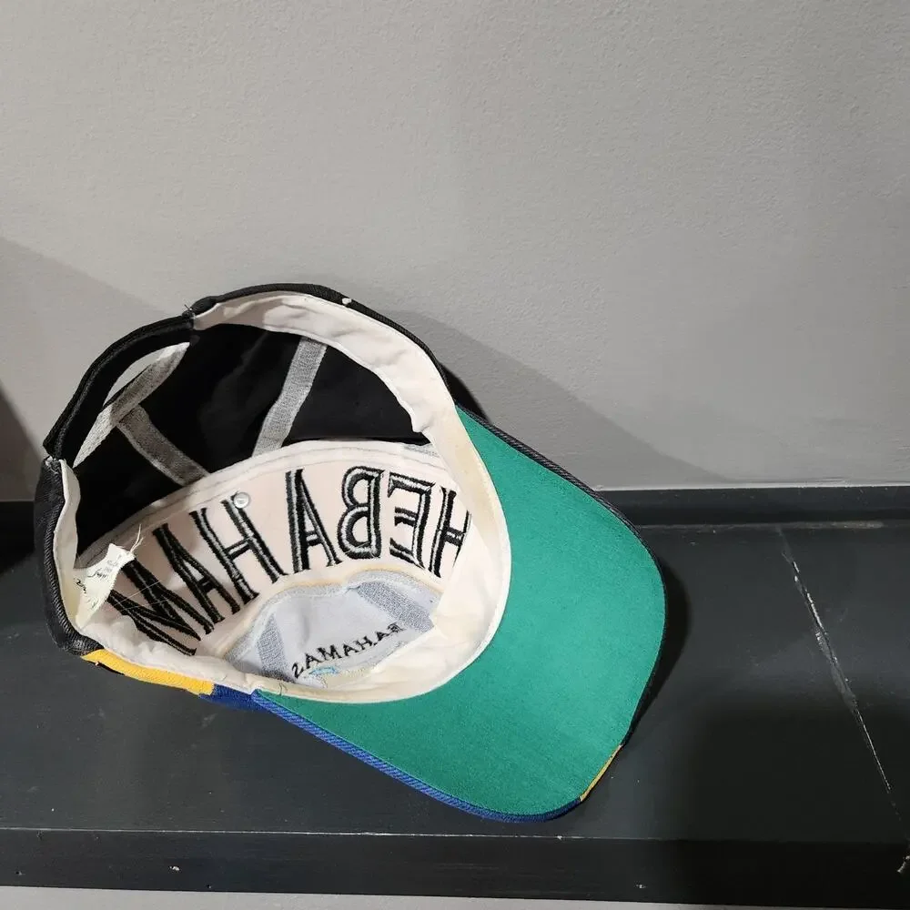 VTG 90s The Bahamas Island Dreams Adjustable‎ Strapback Hat Cap OSFA